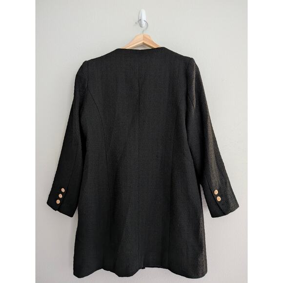 Tuckernuck Pomander Place Keira Dress Black Tweed Sz XXL Elegant Style Cocktail - Picture 4 of 9